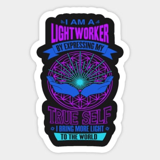I am Lightworker Sticker